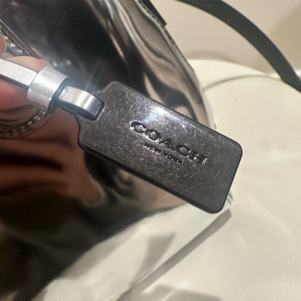 Coach Prince Street Mini Satchel - Mirrored Metallic - Picture 4 of 6